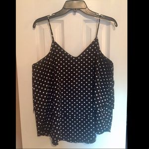 Polka Dot Tiered Tank